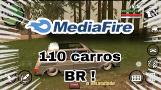 110 CARROS BRASILEIROS DFF  GTA SAN ANDREAS android [upl. by Pacifa265]