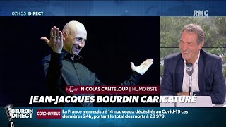 JeanJacques Bourdin se réconcilie avec Nicolas Canteloup en direct sur RMC [upl. by Enos]