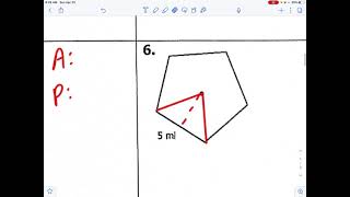 Finding an apothem length [upl. by Bouton]