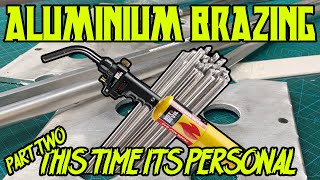 Lets have ANOTHER go at aluminium welding  Brazing Low temp Aluminum rods  With good results [upl. by Odradlig]