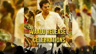 Simbu at Kasi theatre on the Vaalu release day  BW [upl. by Hoashis]