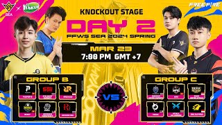 VN FFWS SEA 2024 Spring  Knockout Stage  Day 2 [upl. by Cassaundra]