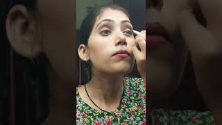 reels youtubeshorts video completemakeup look follow and share comment pushpasukhram853 [upl. by Lleddaw]