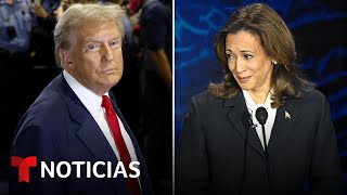 Kamala Harris desafía a Trump a tener un segundo debate  Noticias Telemundo [upl. by Jarrett]