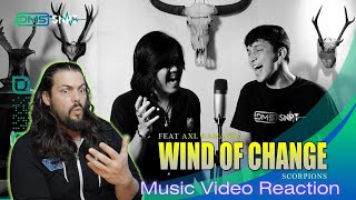 Dimas Senopati feat AXL Ramanda  Wind Of Change Scorpions Cover  First Time Reaction [upl. by Anaihr]