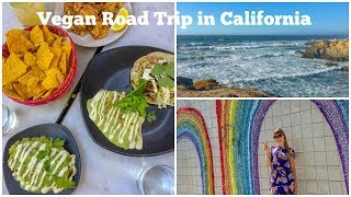 Vlog What I eat in a day  Vegan Road Trip in California Part 33 [upl. by Duax385]