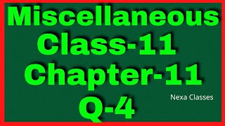 Q 4 Miscellaneous Chapter11 Conic Section Class 11 Math [upl. by Damahom]