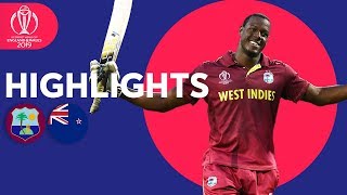 Amazing Brathwaite 100  West Indies v New Zealand  Match Highlights  ICC Cricket World Cup 2019 [upl. by Lecrad474]