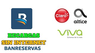 Como poner recargas desde la app banreservas sin tener conexión a internet [upl. by Ailina649]