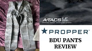 Propper ATACSLE BDU Pants Review [upl. by Ycram]