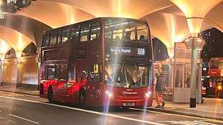 SN11 BPO 19873 Curtailed To Homerton Hospital Departing Stratford Bus Station [upl. by Eno617]