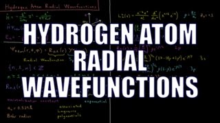 Quantum Chemistry 73  Hydrogen Atom Radial Wavefunctions [upl. by Reppep]