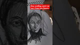 Chaos into beauty art myart drawing artist shortvideo realisticdrawing [upl. by Devland]