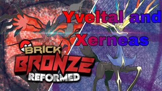 How to Yveltal and Xerneas  Pokémon Brick Bronze Reformed Tutorial [upl. by Irvine]