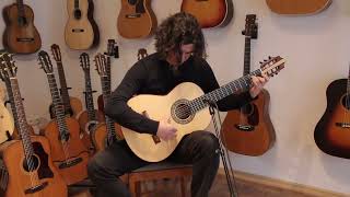 Manuel Guillena 2019  highquality handbuilt concert level guitar with fantastic sound [upl. by Asiluy833]