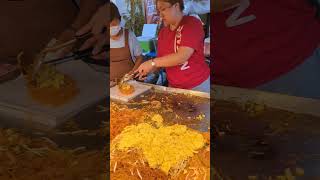 FAMOUS PAD THAI streetfood thaifood travelthailand travelcouple [upl. by Aztilem341]