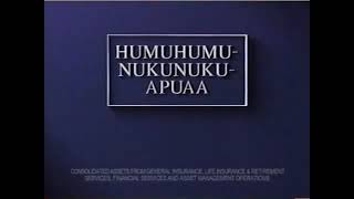 2004 AIG Commercial Tashkent and HumuhumuNukunaukuApuaa  Aired July 24 2004 [upl. by Aisatana810]