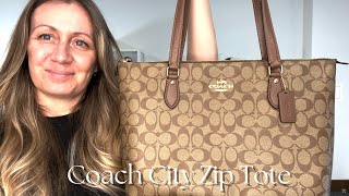 Coach City Zip Tote [upl. by Ellynad]