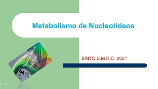 Metabolismo de nucleotídeos purinas e pirimidinas [upl. by Yeliak]