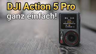 DJI Osmo Action 5 Pro für Anfänger  das große Tutorial [upl. by Vallery]