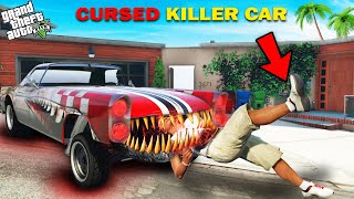 GTA 5  Franklin Shinchan amp Pinchan Break Cursed Killer Car Into Tiny Parts GTA 5 [upl. by Eiliah]