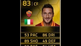 Fifa 14 Ultimate Team  Recensione Totti IF  Stat In Game [upl. by Emor360]