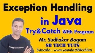 Exception Handling in java  What is Exception  Exception Handling  Java Programming  in Telugu [upl. by Nilyahs]