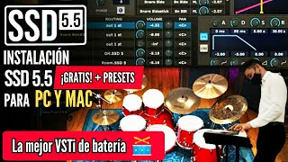 Descarga e Instalación del mejor VSTi de batería 🥁 SSD5 ¡GRATIS 😱 [upl. by Reube]