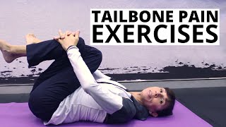 Tailbone Pain Exercises for Coccyx Pain Relief and Muscle Spasm [upl. by Esilram469]