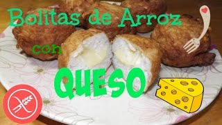 Cómo hacer bolitas de arroz y queso Sin Gluten NoniGluten [upl. by Daniell]