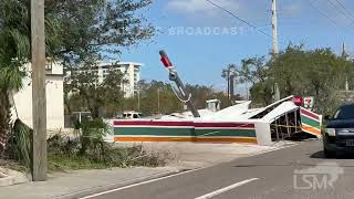 10102024 Bradenton Fl  Daytime Views of Wind Damage from Hurricane Milton [upl. by Eirelav136]