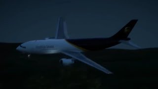 UPS Airlines Flight 1354  Crash Animation 2 [upl. by Konopka825]