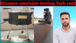 Bitumen emulsion test kaise kare viscosity test  rs 1 test kaise kare [upl. by Dorkas]