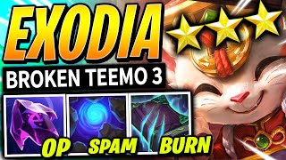 MOST BROKEN TEEMO 3 BUILD to WIN in TFT Ranked  Set 11 Best Comps  Teamfight Tactics 1410 Guide [upl. by Eissehc]