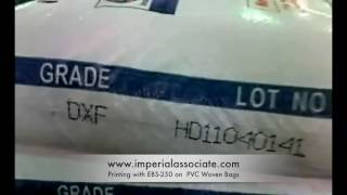 EBS 250 Printing on PP woven sacks [upl. by Ahtan958]