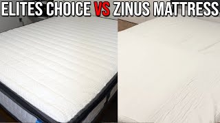 Zinus vs Elitespace Memory Foam Queen Mattress [upl. by Eleets649]