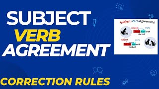 subject verb agreement correction rules [upl. by Assylem]