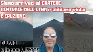 ESCURSIONE ETNA  Quanto costa arrivare fino al CRATERE CENTRALE Abbiamo visto LERUZIONE [upl. by Llehsad]