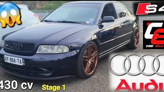 Audi A4 S4 27l de 🔥430 cv🔥 en stage 1 ‼️😱 Magnifique ‼️👍 [upl. by Nivets573]