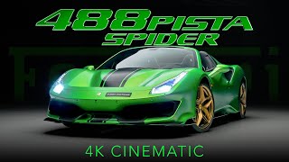 One of the FASTEST Ferrari in the World  488 Pista Spider  4K [upl. by Wendolyn]