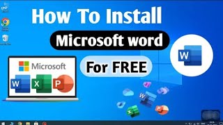 How to download ms office in laptopcomputer microsoft office ko kaise download kare free [upl. by Ecirb621]