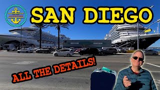 San Diego Cruise Port Embarkation guide parking nearby facilities tips [upl. by Beal502]