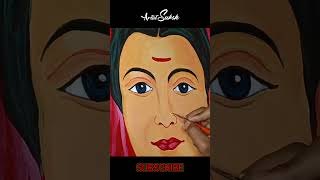 Easy Savitribai Phule Drawing shorts 2022 [upl. by Laehcim241]