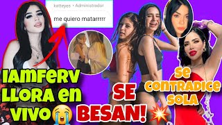 IGNACIA Y DOMELIPA SE BESAN💋IAMFERV LLORA EN VIVO POR LAS BURLAS😣SE QUIERE IR DE ESTE MUNDO😪 [upl. by Gent625]