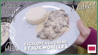 Escalopes à la crème et aux morilles un vrai délice [upl. by Dixon]