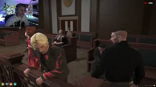 Carmella Ignoring Ramee in the Courtroom breaks X  Nopixel 40  GTA  CG [upl. by Henryk]