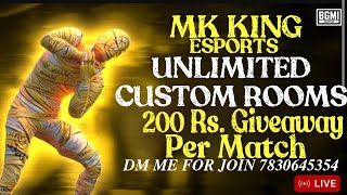 BGMI LIVE CUSTOM ROOM LIVEWIN CASH PRIZE PER MATCH  BGMI LIVE CUSTOM bgmi livestream [upl. by Gluck304]