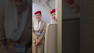 The warm Deplaning Experience of Emirates Business Class [upl. by Peppi]