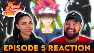 SOMA VS ISSHIKI  Food Wars Episode 5 Reaction [upl. by Asenad]