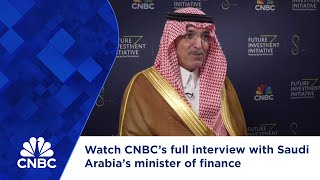 Watch CNBC’s full interview with Saudi Arabia’s minister of finance [upl. by Eugeniusz]